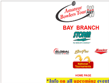 Tablet Screenshot of bay.abtbowling.com